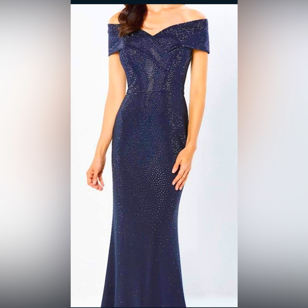 Navy Mother of the Bride dress
